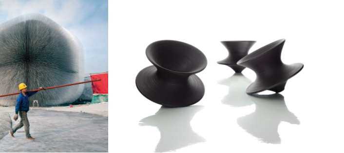 上海世博英国馆。Photo credit: Daniele Mattioli ，注入成人童心的Spun Chair。Photo credit：Magis