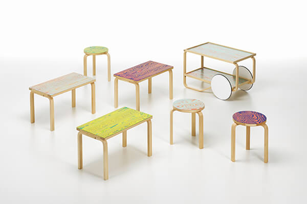 Artek_Stool+60+ColoRing+圆凳