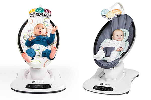 4moms公司推出的mamaRoo智能摇篮，帮你逗着宝宝玩耍，有效为你分劳解忧！