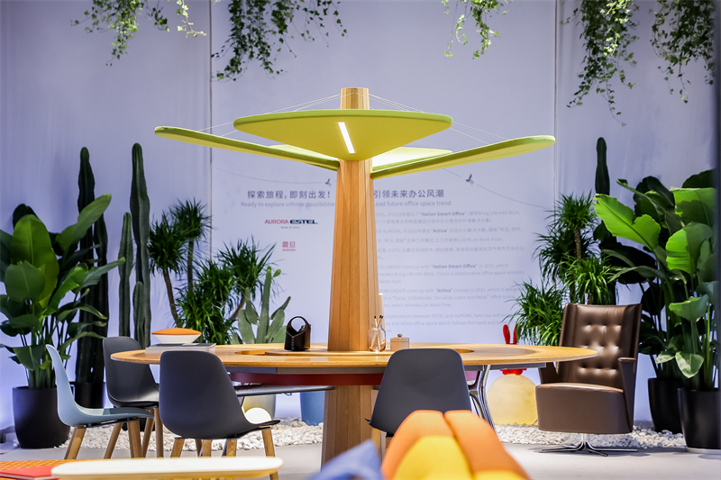 2022年IFO展，震旦家具携手AURORA ESTEL引领未来办公风潮