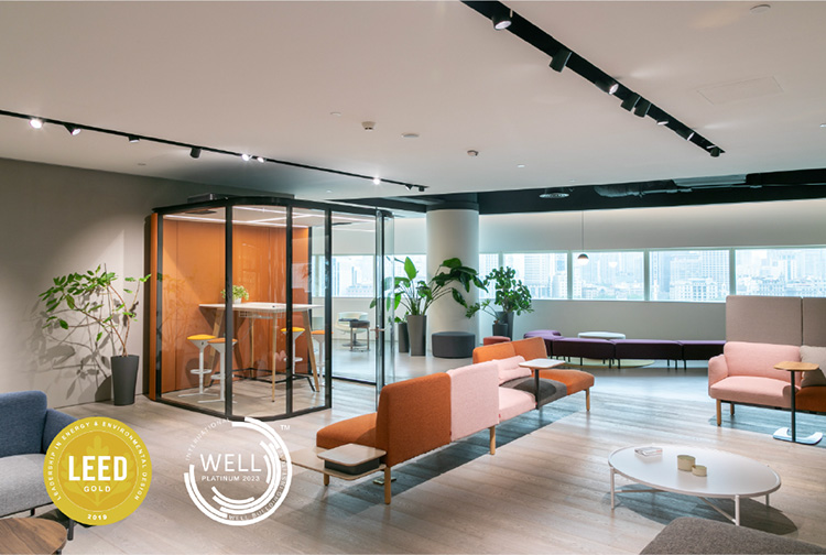 Aurora Office Lifestyle Flagship Showroom Achieves LEED v4 Gold and WELL v2 Platinum Certifications