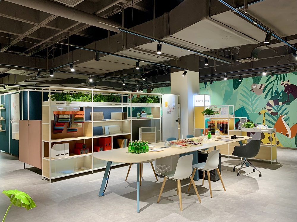 震旦家具青岛展厅Bring ESG into Office协助企业实践绿色环保、让办公生活更美好