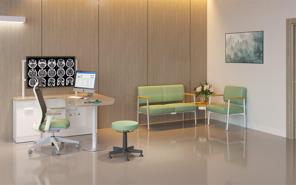 由CuBay和震旦诊桌搭配而成的诊室空间