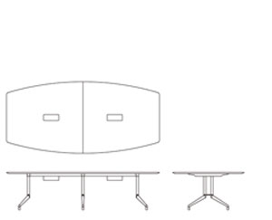 矩形会议桌