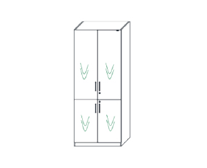 四门文件柜