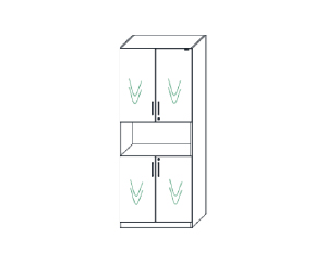 四门文件柜