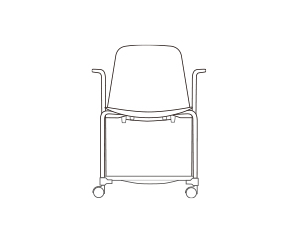 扶手移动脚椅 / 半软包 / 全软包（书包架）